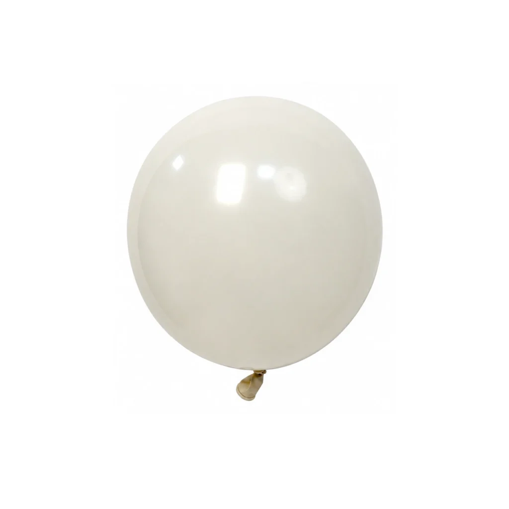Clean product image of retro twilight white balloon