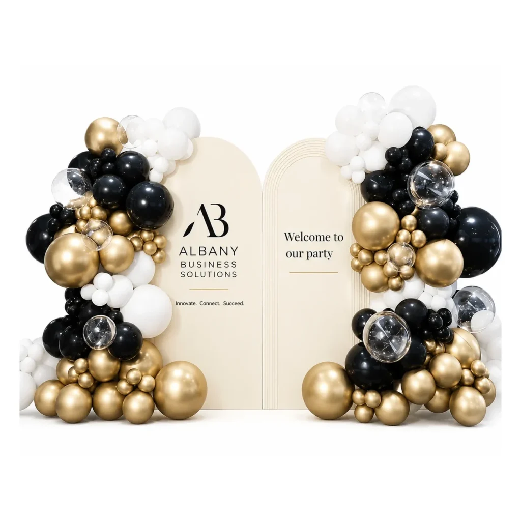 Black Gold Corporate Event Balloon Kit wholesale party balloon image 1