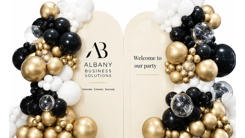 Black Gold Corporate Event Balloon Kit wholesale party balloon image 1