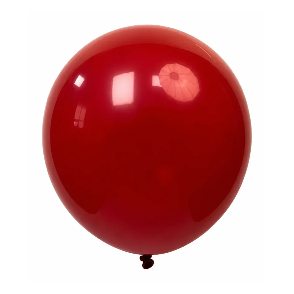10 inch garnet red matte balloon
