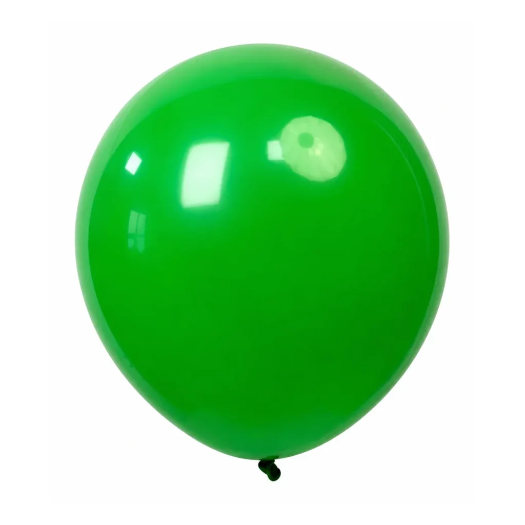 10 inch green matte balloon