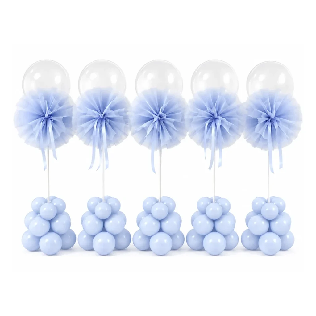Light Blue Balloon Floor Column wholesale party balloon image 1