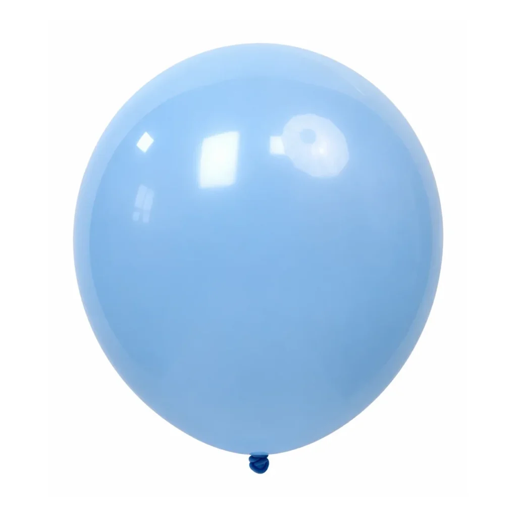 10 inch light blue matte balloon