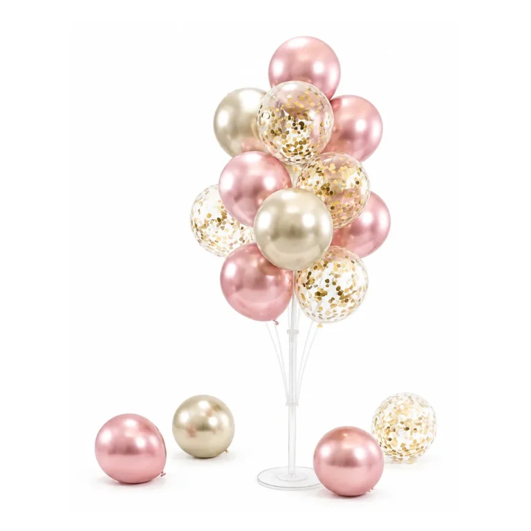 Metallic Confetti Balloon Floor Column wholesale party balloon image 1