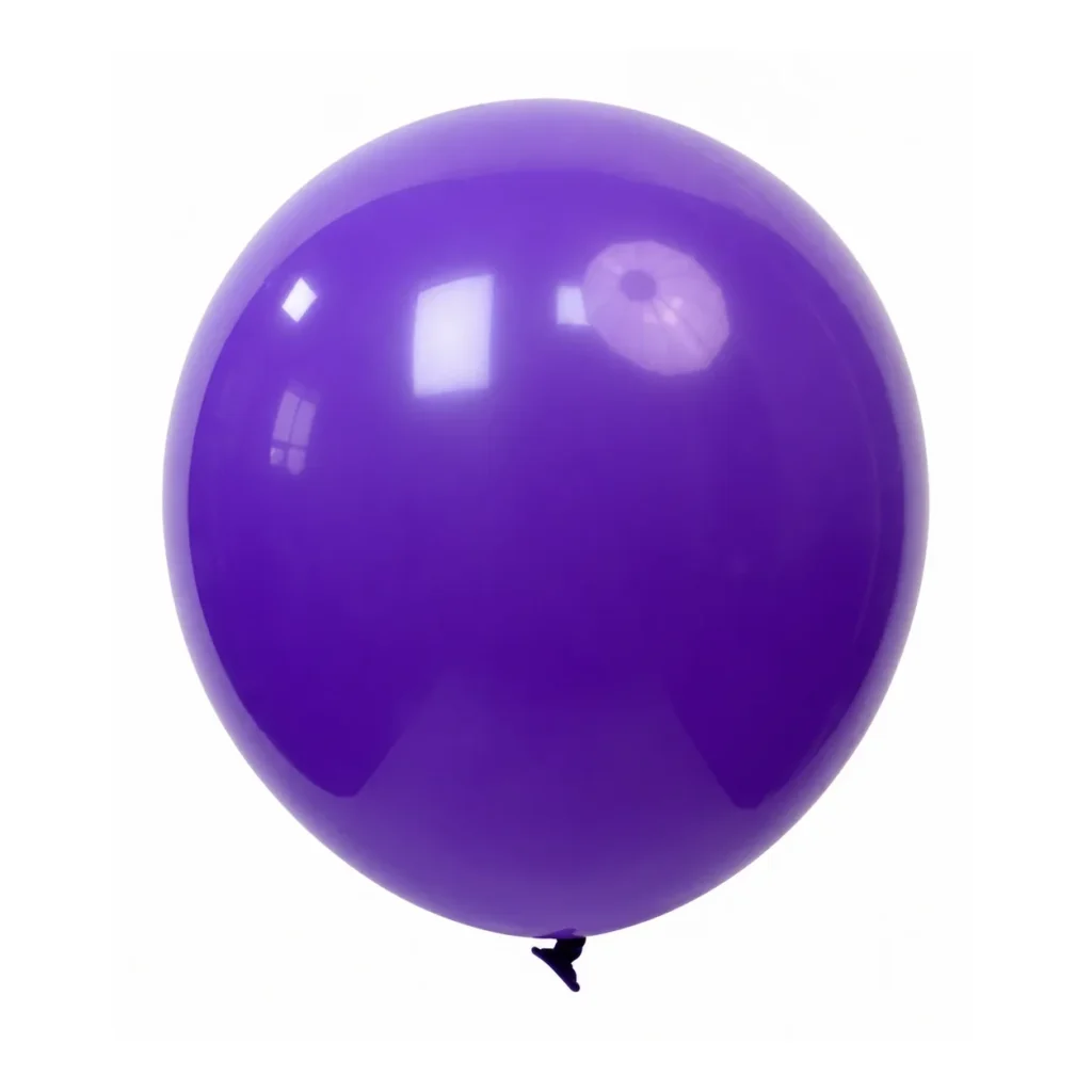 10 inch purple matte balloon