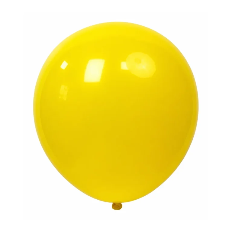 10 inch yellow matte balloon