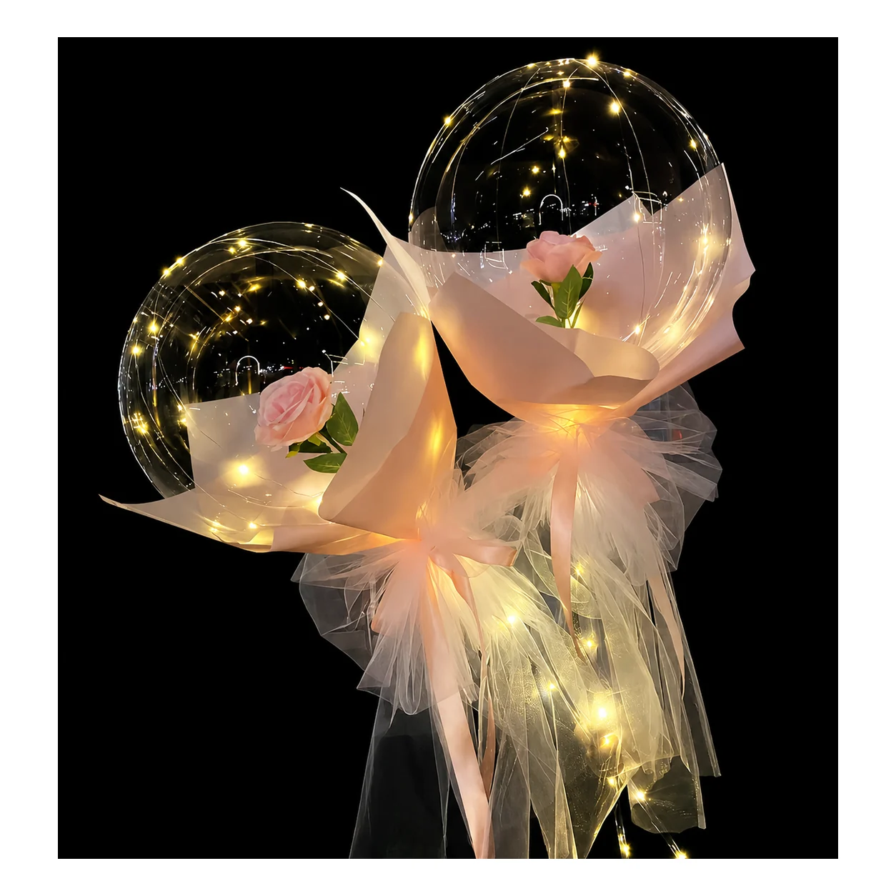 Rose Bubble Balloons wholesale bubble balloon image 2