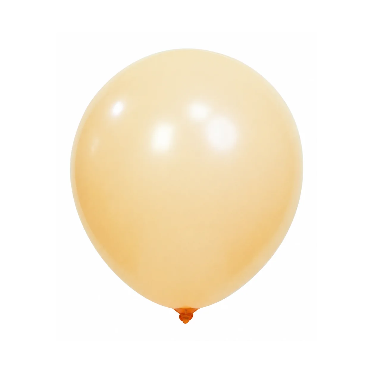 10 inch macaron pastel balloon in cream peach latex balloon