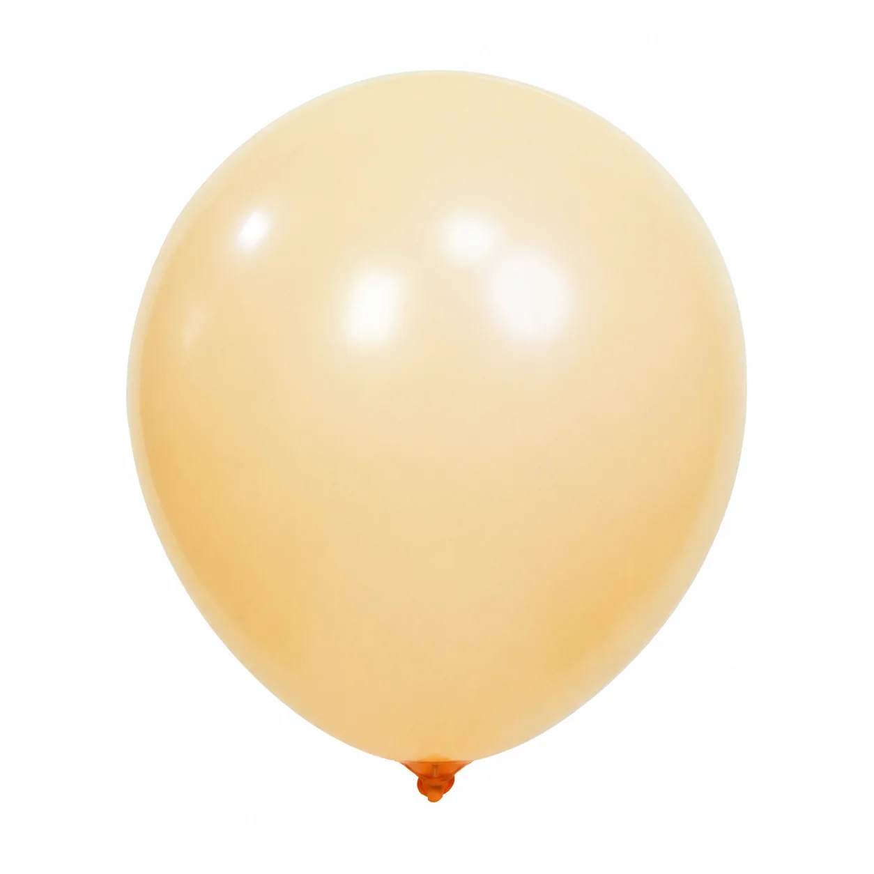 12 inch cream peach macaron pastel balloon detail image