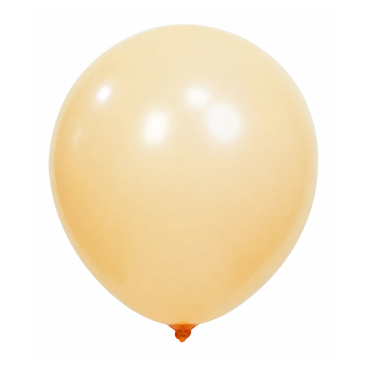 18 inch cream peach macaron pastel balloon detail image