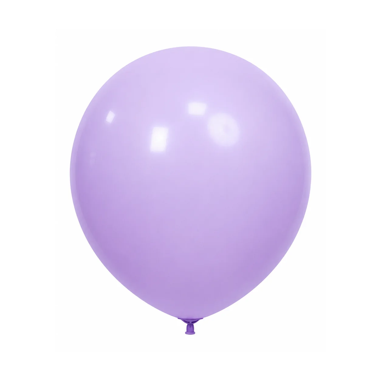 10 inch macaron pastel balloon in lavender latex balloon