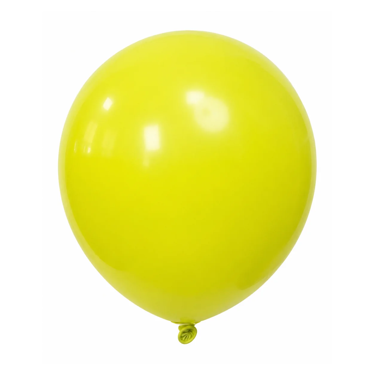 12 inch lemon yellow macaron pastel balloon detail image