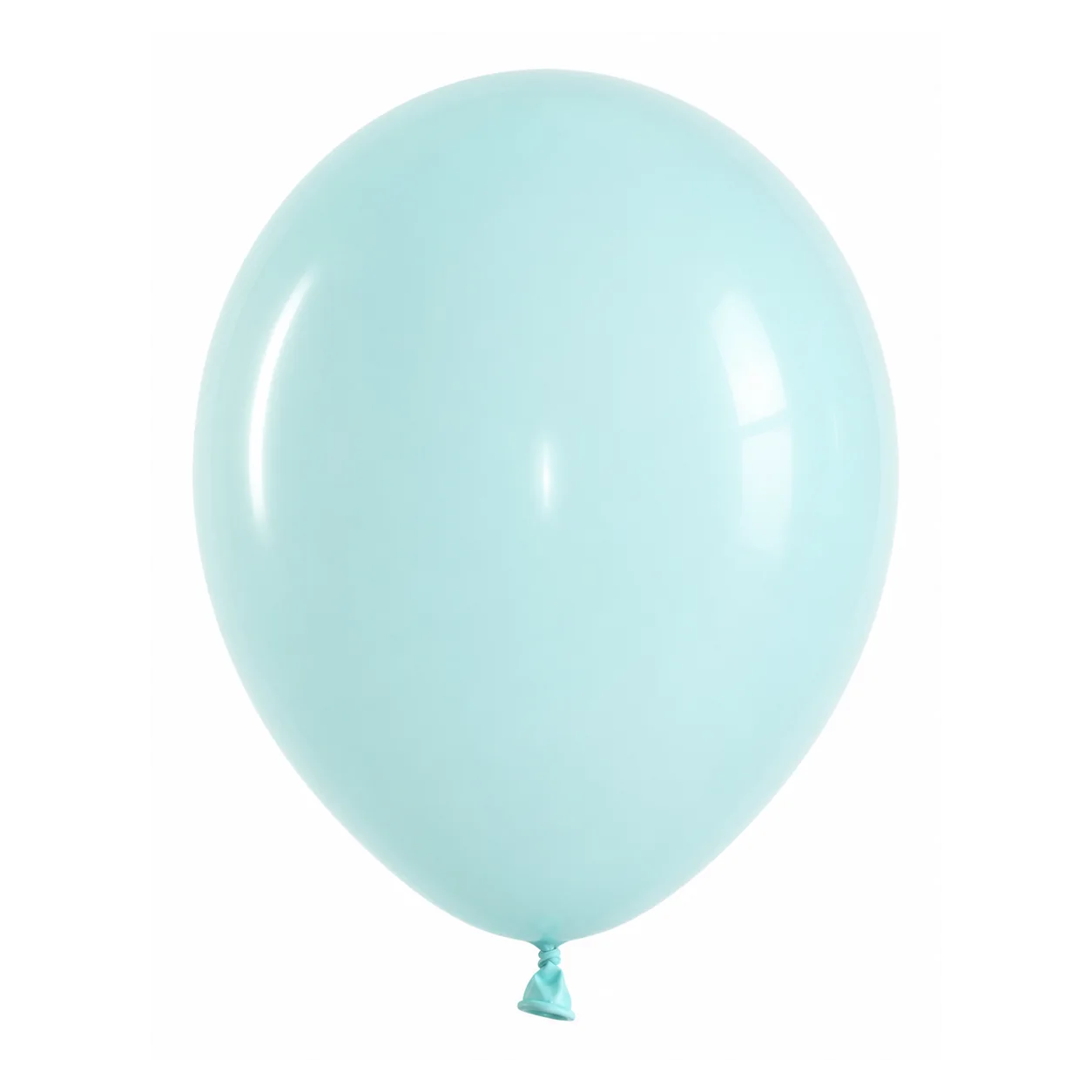 12 inch mint blue macaron pastel balloon detail image
