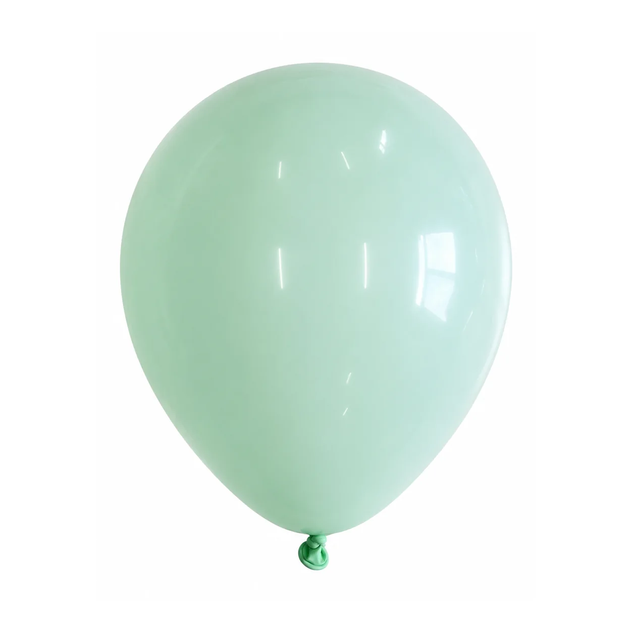 10 inch macaron pastel balloon in mint green latex balloon