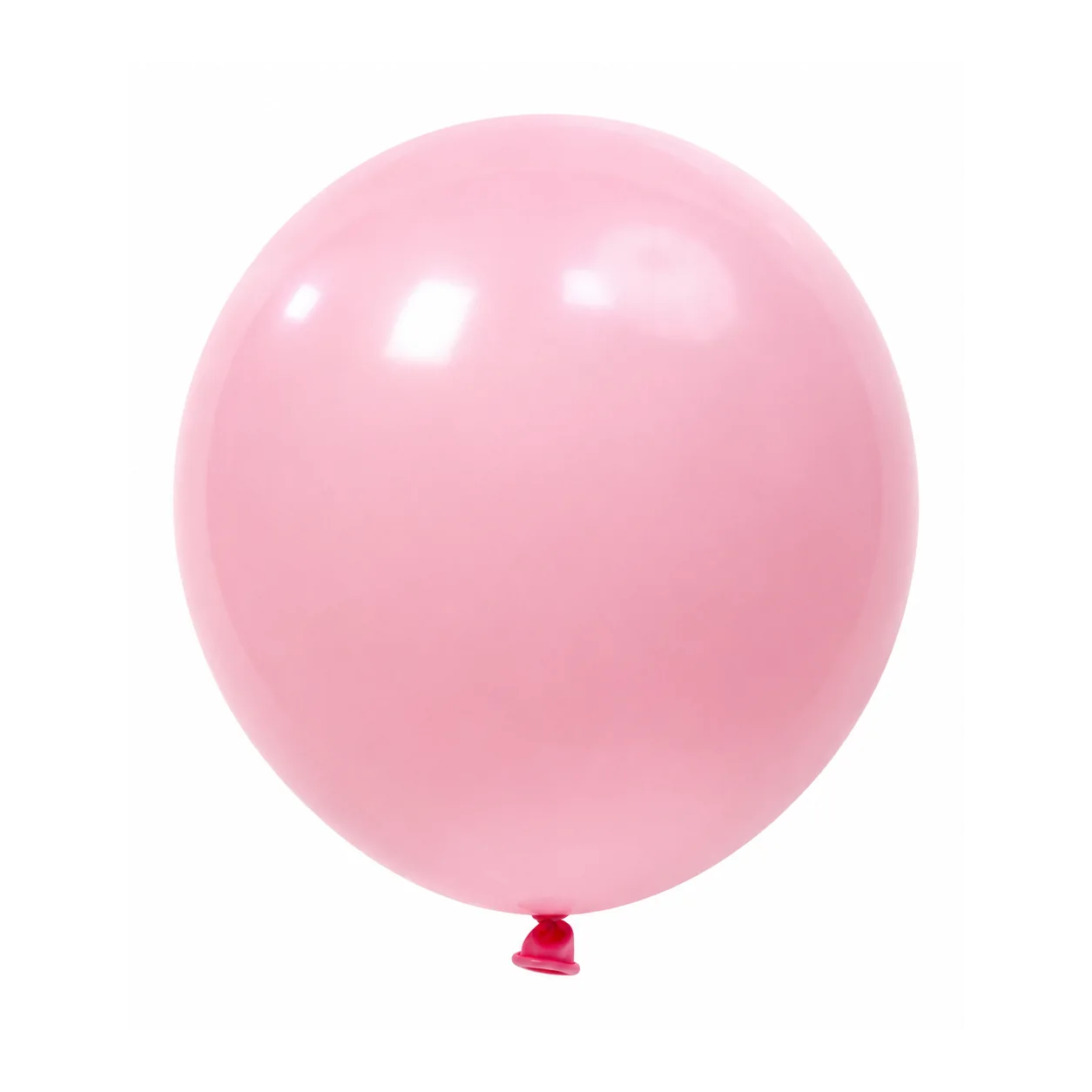 10 inch macaron pastel balloon in pink latex balloon