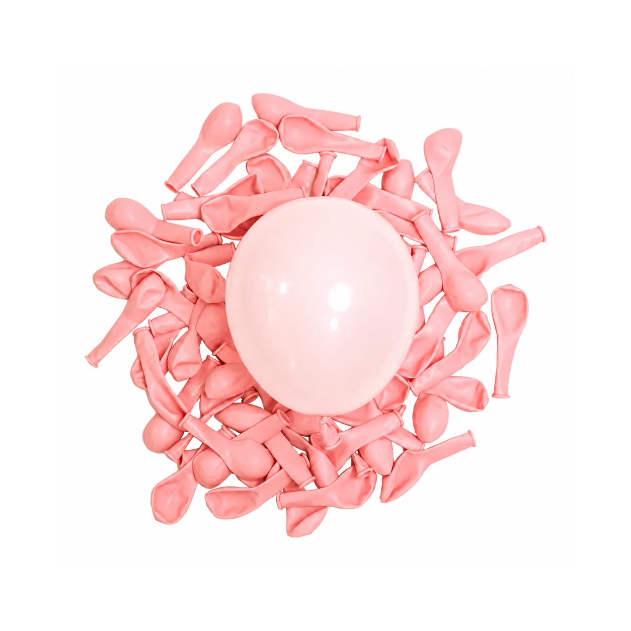5 inch pink macaron pastel balloon detail image