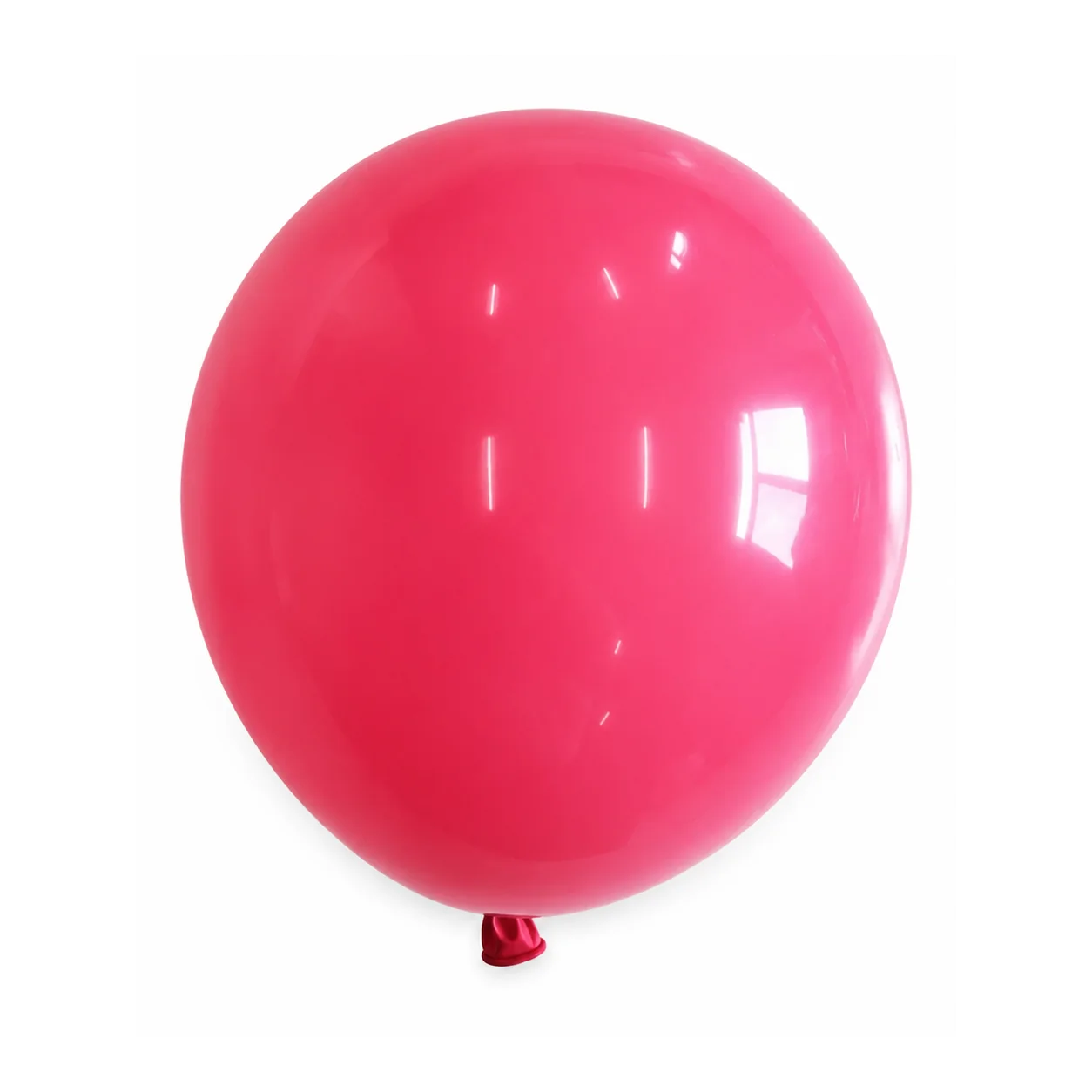 10 inch macaron pastel balloon in rose red latex balloon