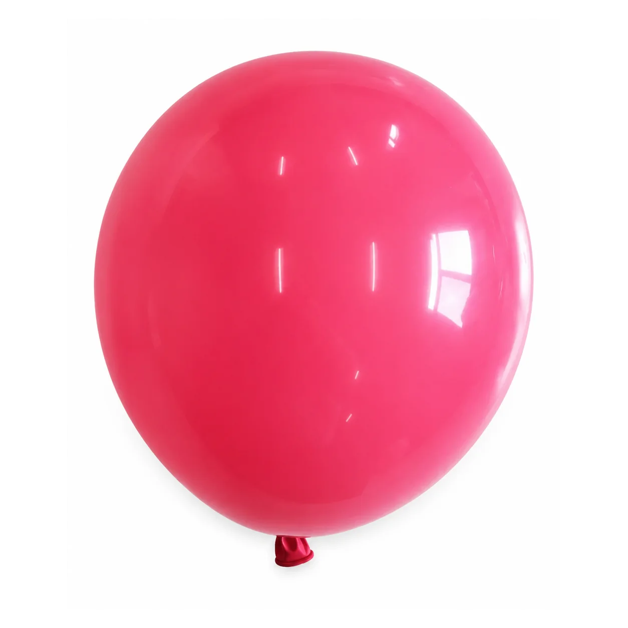 12 inch rose red macaron pastel balloon detail image