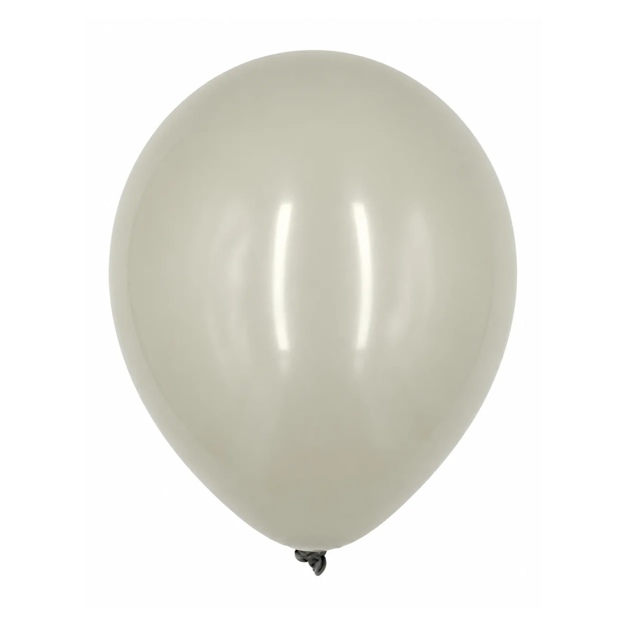 12 inch taupe grey macaron pastel balloon detail image