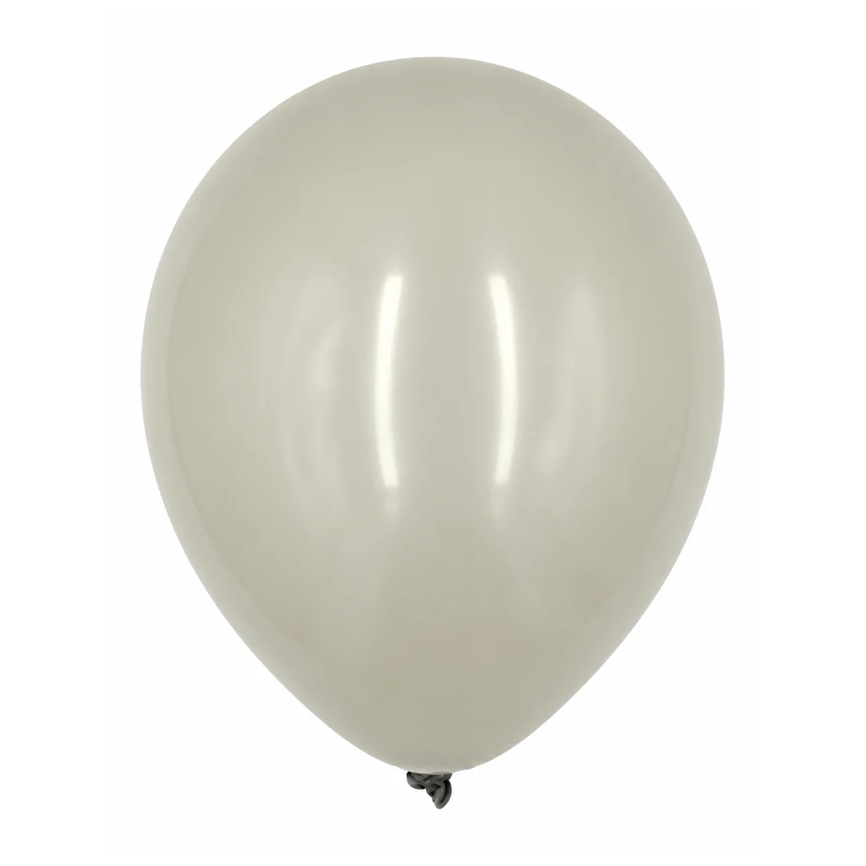 18 inch taupe grey macaron pastel balloon detail image