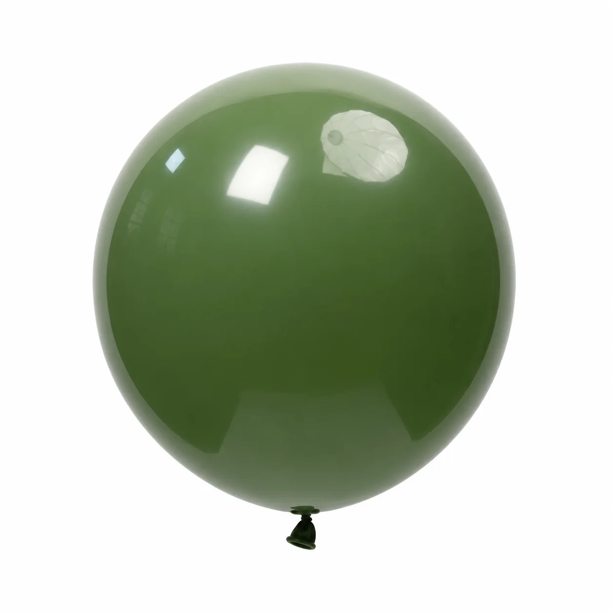 12 inch avocado green matte balloon detail image