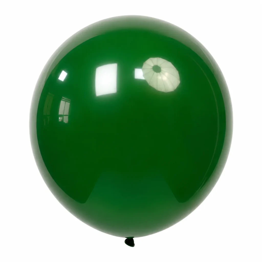 10 inch blackish green matte balloon