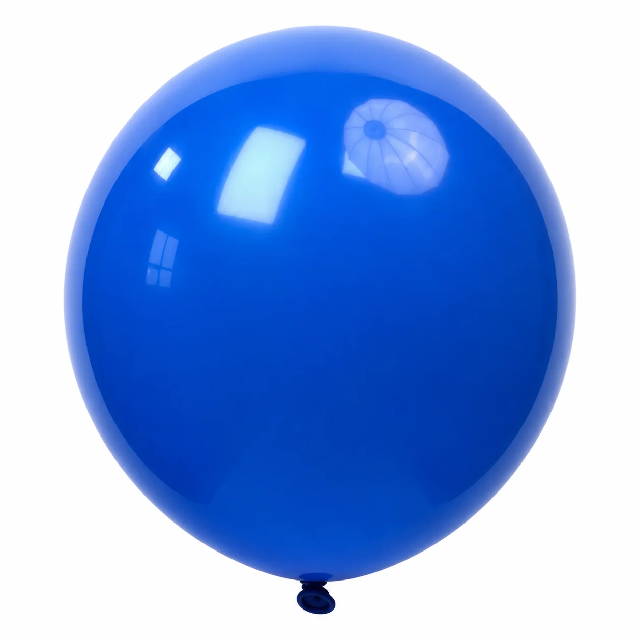 18 inch blue matte balloon detail image