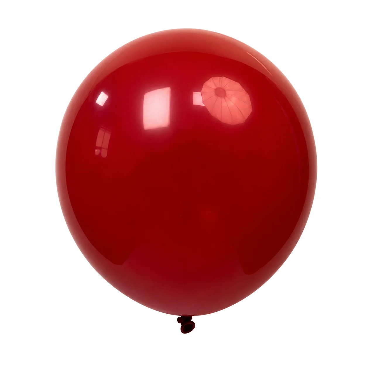 12 inch garnet red matte balloon detail image