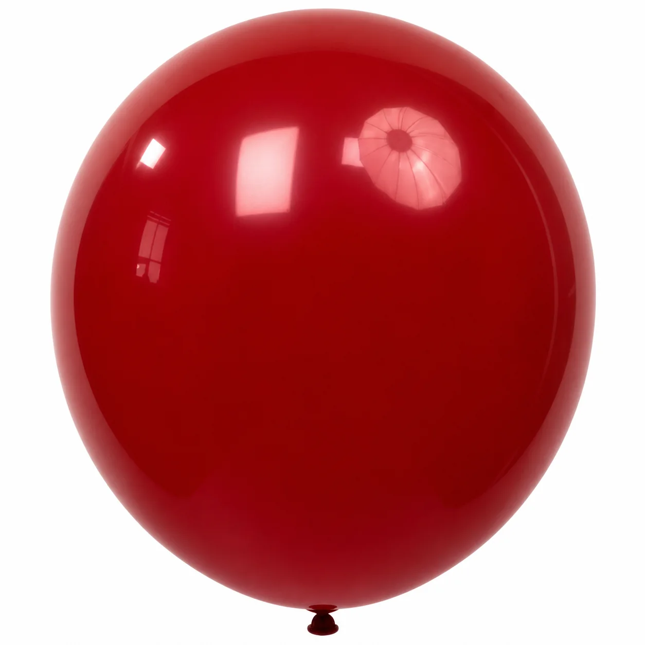 18 inch garnet red matte balloon detail image