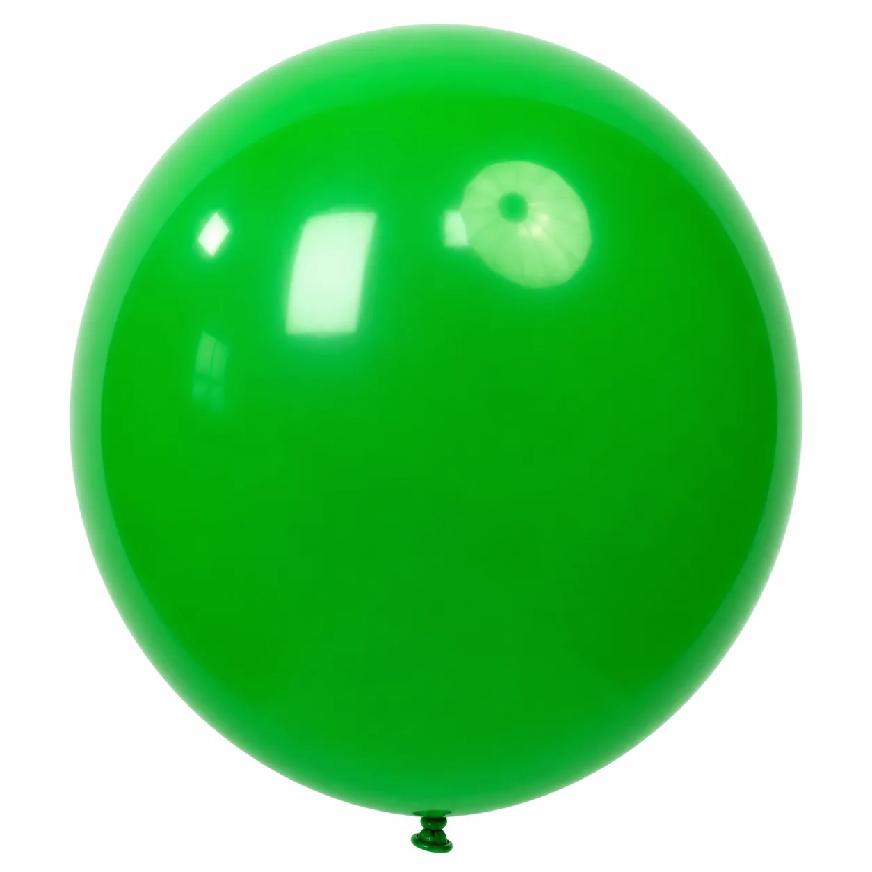 18 inch green matte balloon detail image