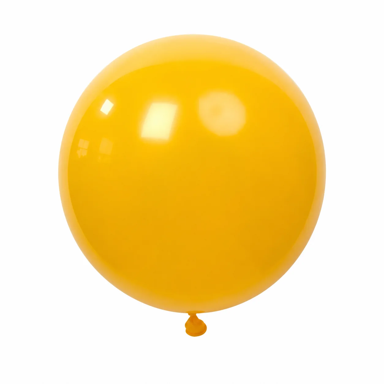 12 inch lemon yellow matte balloon detail image