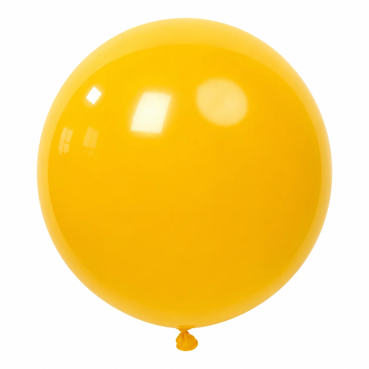 18 inch lemon yellow matte balloon detail image
