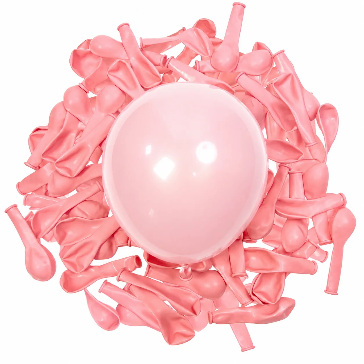 5 inch light pink matte balloon detail image