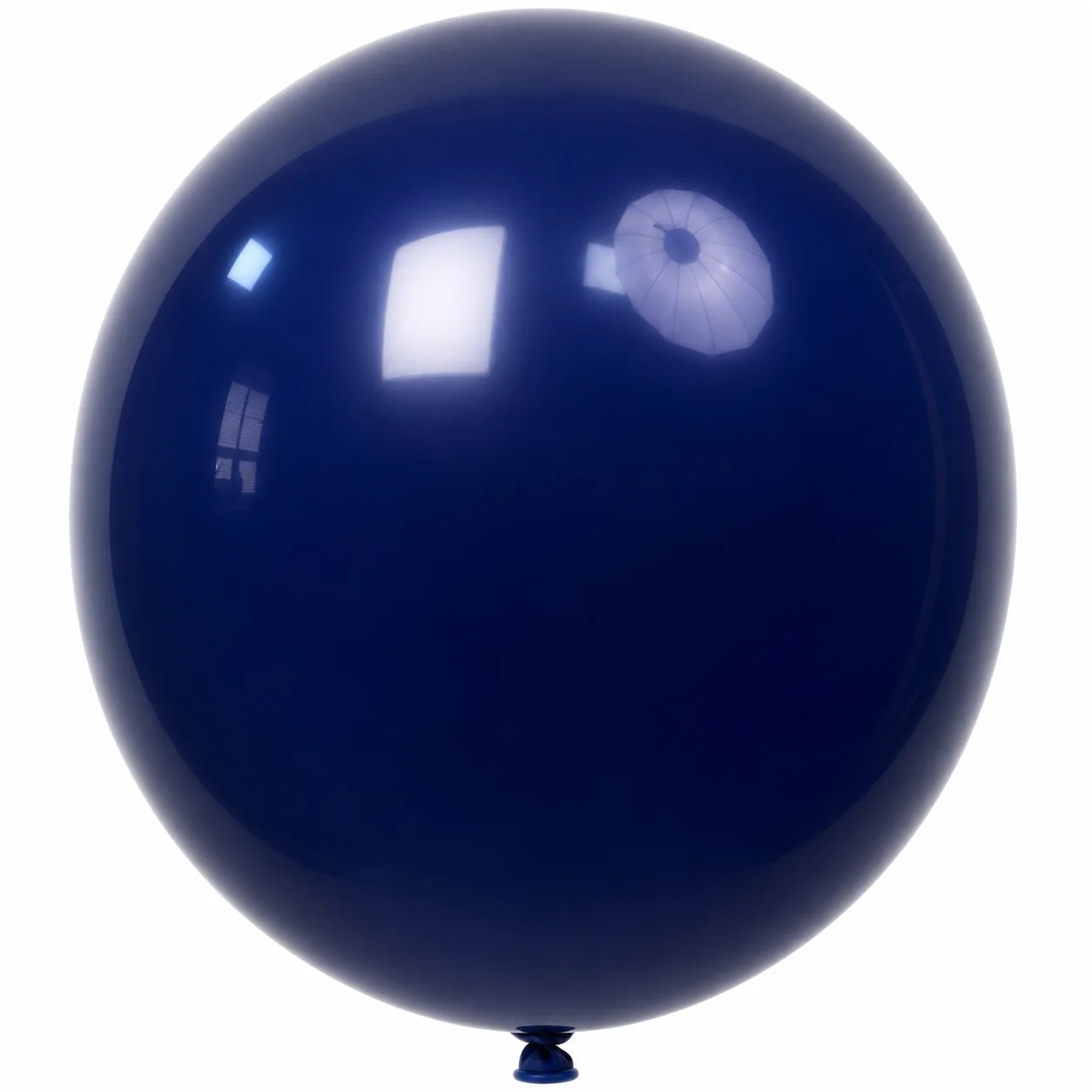 18 inch night blue matte balloon detail image