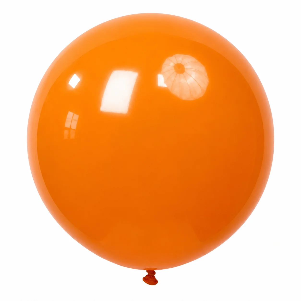 18 inch orange matte balloon detail image