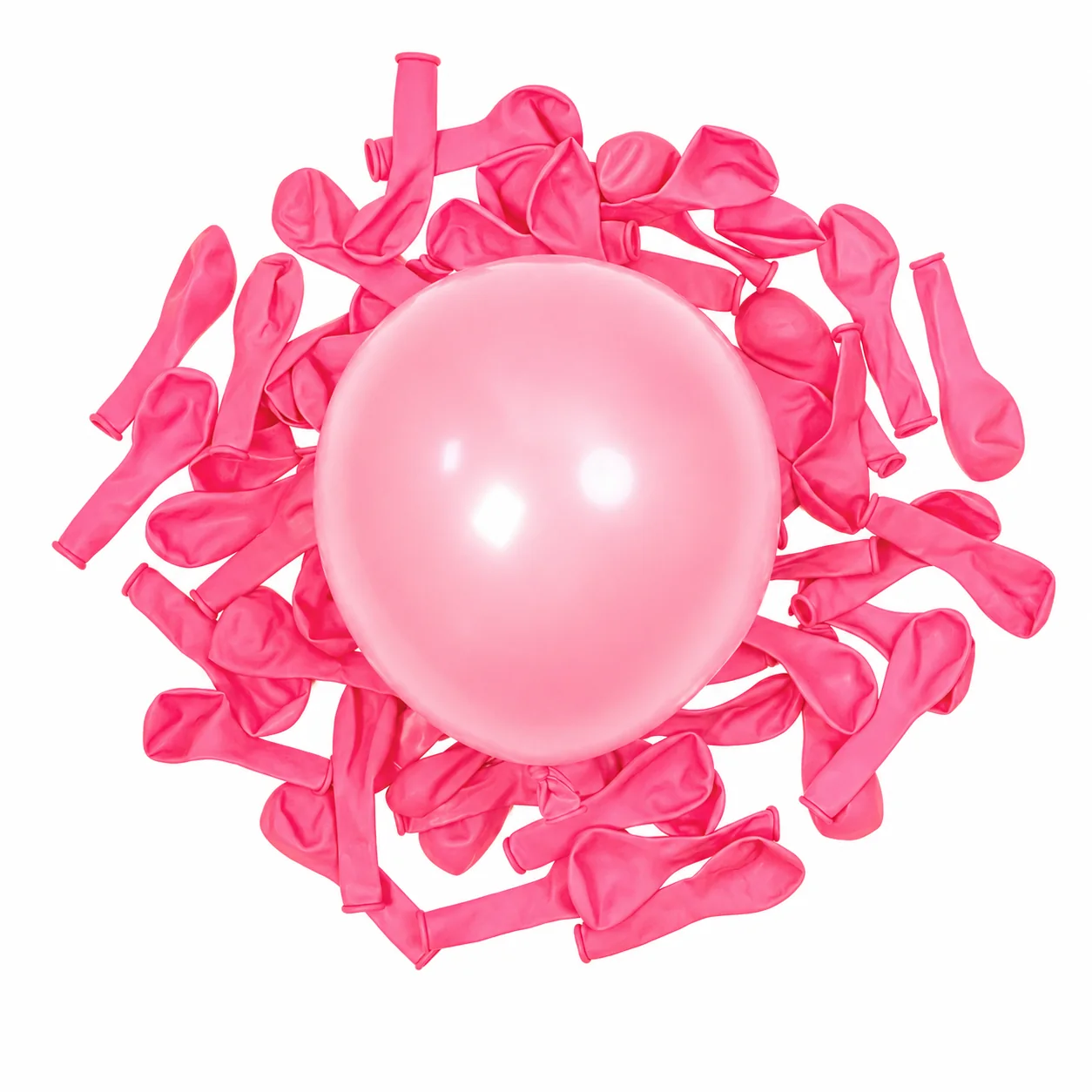 5 inch pink matte balloon detail image