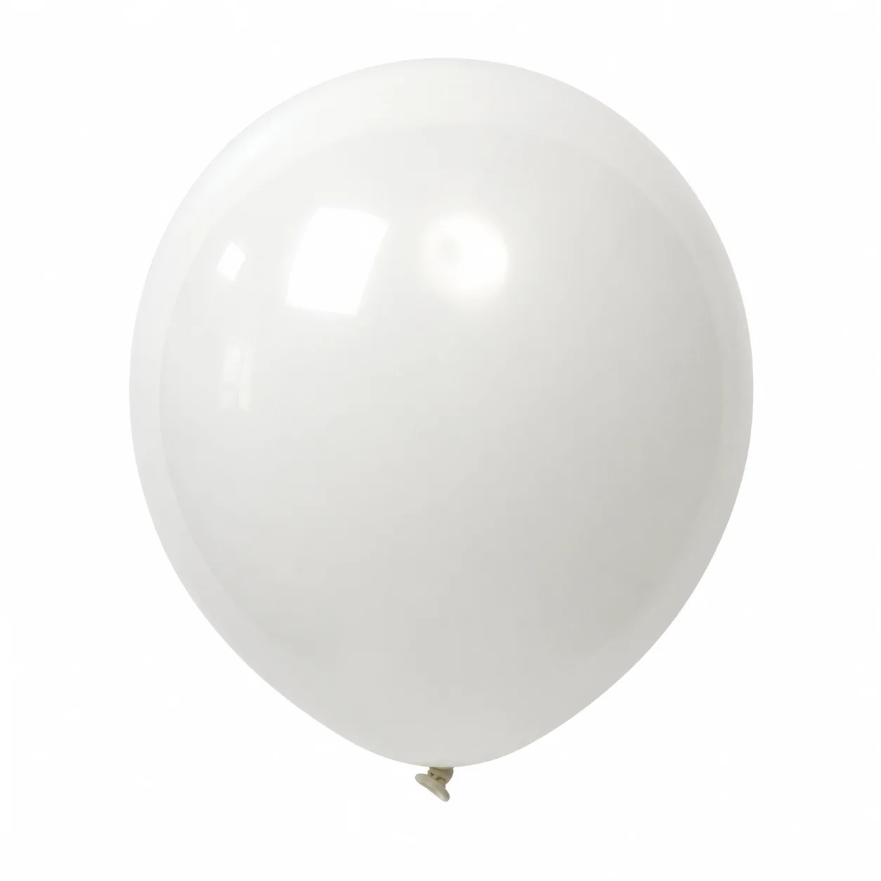 10 inch white matte balloon