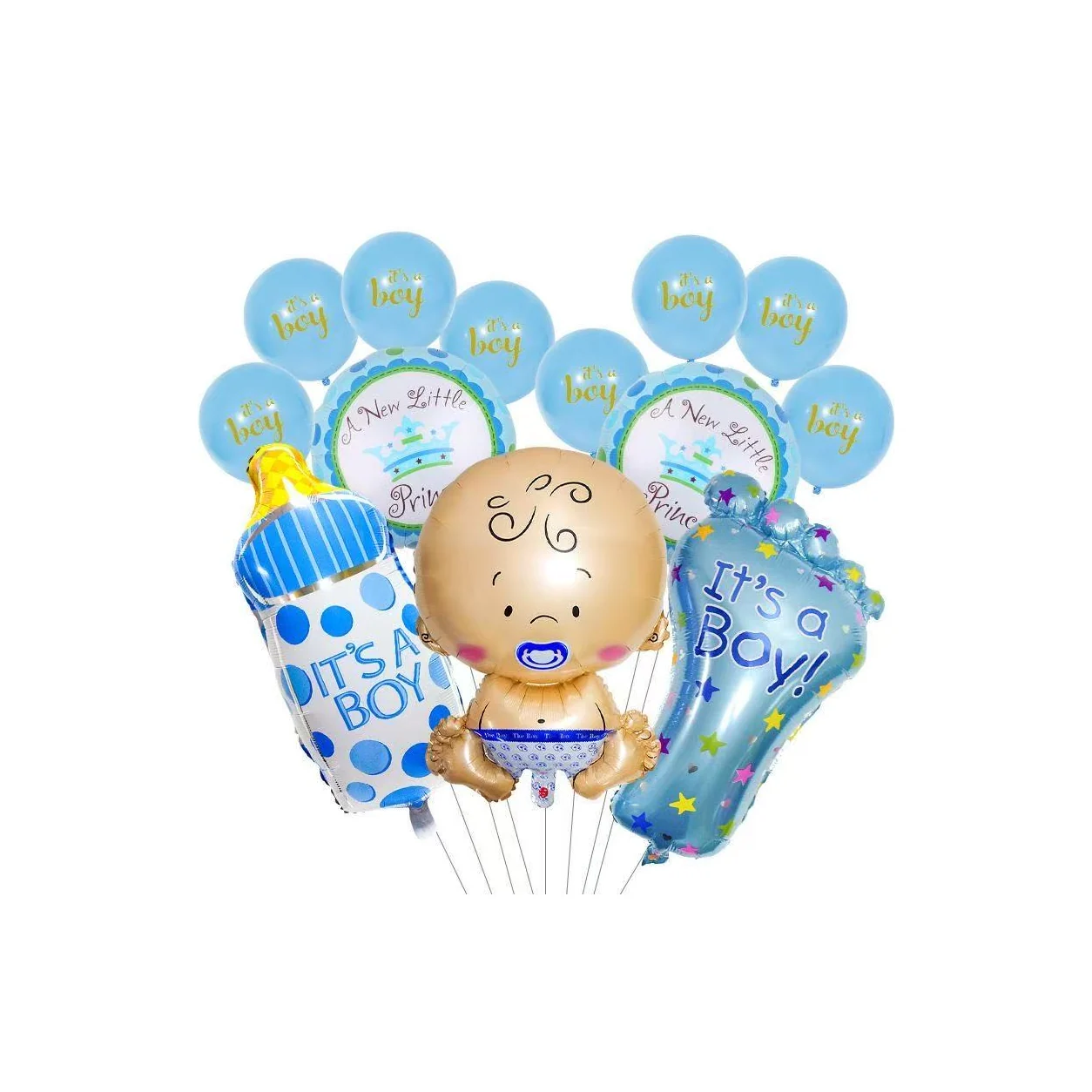 Baby Boy Foil Balloons wholesale party balloon image 1