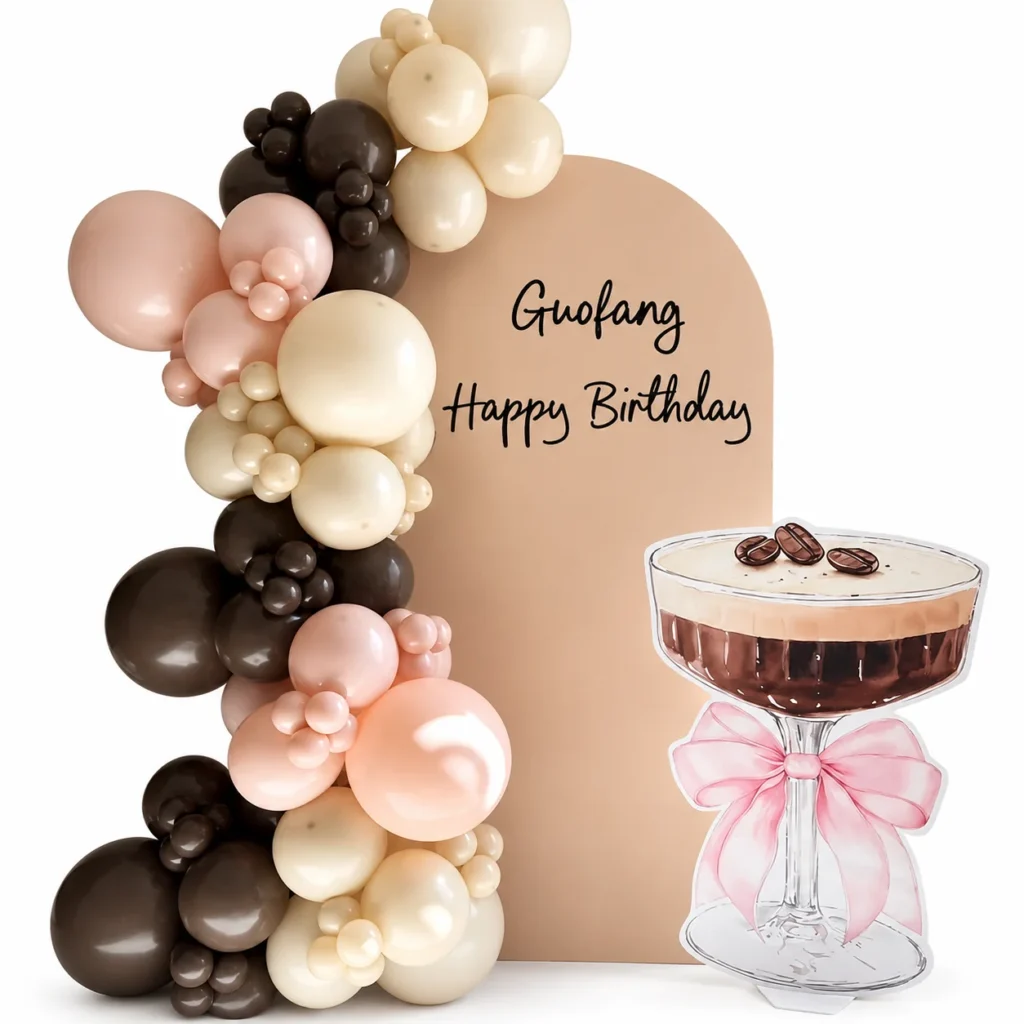 Chocolate Style Birthday Party Balloon Kit wholesale party balloon image 1