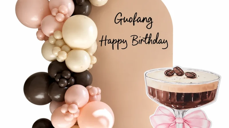 Chocolate Style Birthday Party Balloon Kit wholesale party balloon image 1