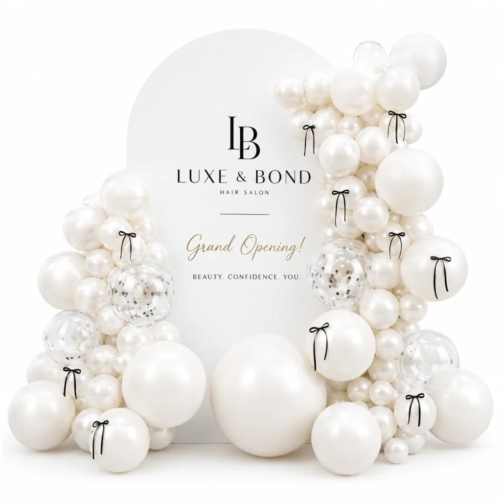 Cream Opening Ceremony Balloon Kit wholesale party balloon image 1