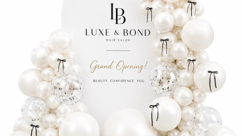 Cream Opening Ceremony Balloon Kit wholesale party balloon image 1