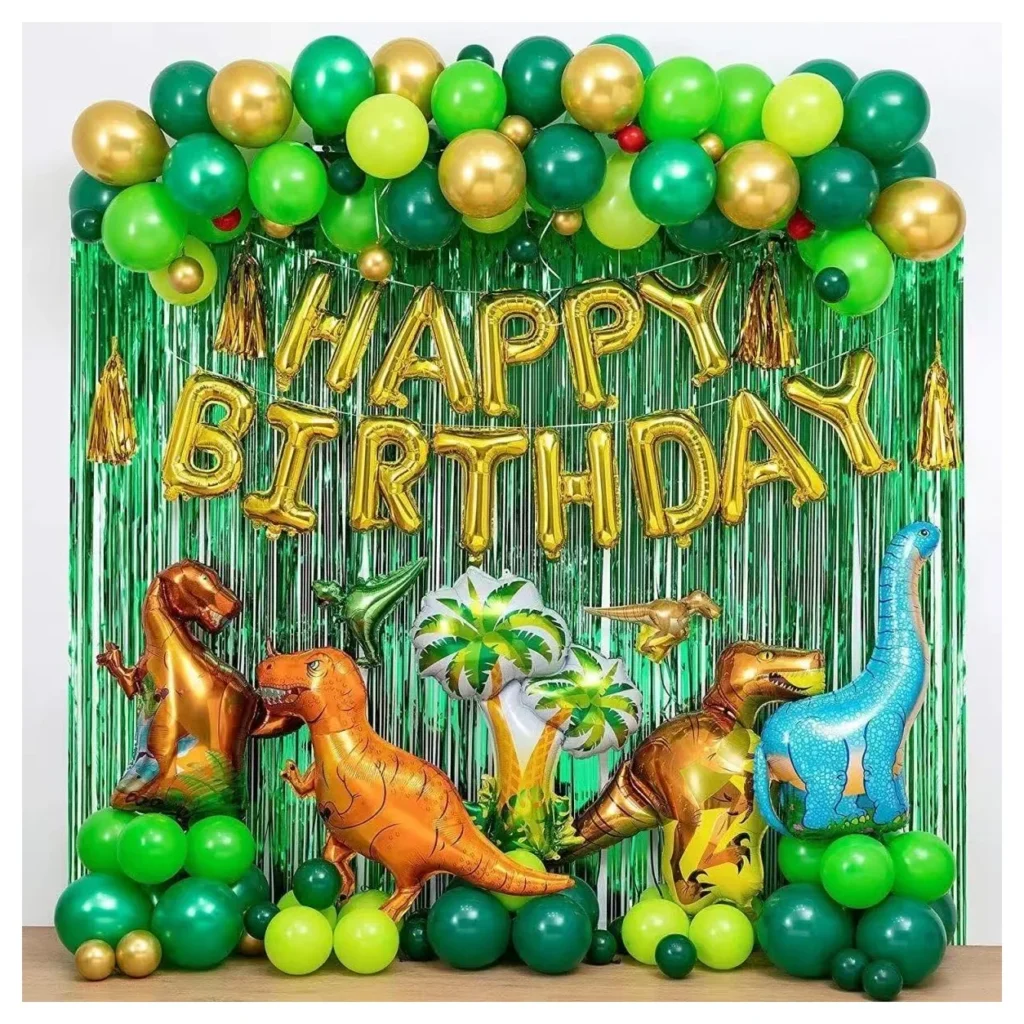 Dinosaur Green Birthday Party Balloon Kit wholesale party balloon image 1