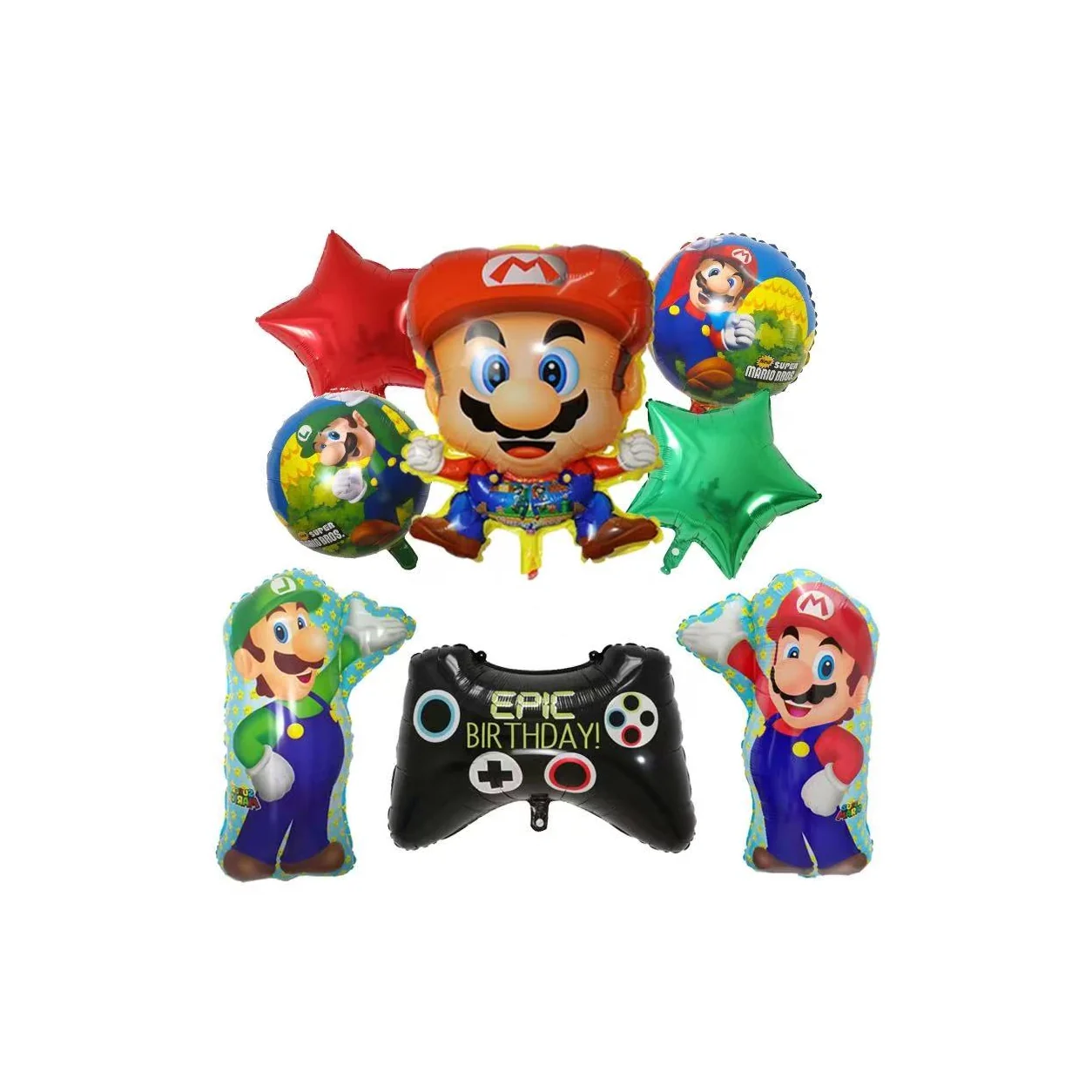 Game Character Theme Foil Balloon Decoration Kit