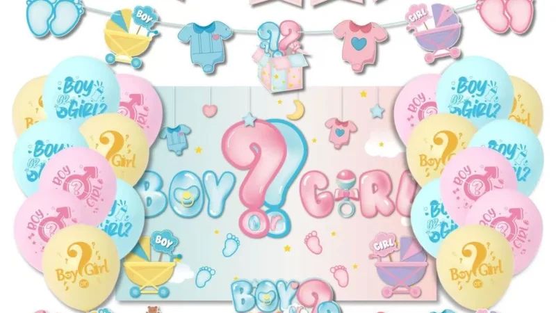 Gender Reveal Foil Balloons wholesale party balloon image 1