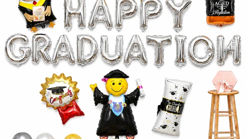 Graduation Foil Balloon Kit wholesale party balloon image 1