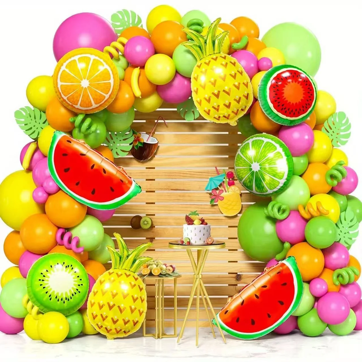 Hawaii Tropical Foil Balloon Decoration Kit wholesale party balloon image 2