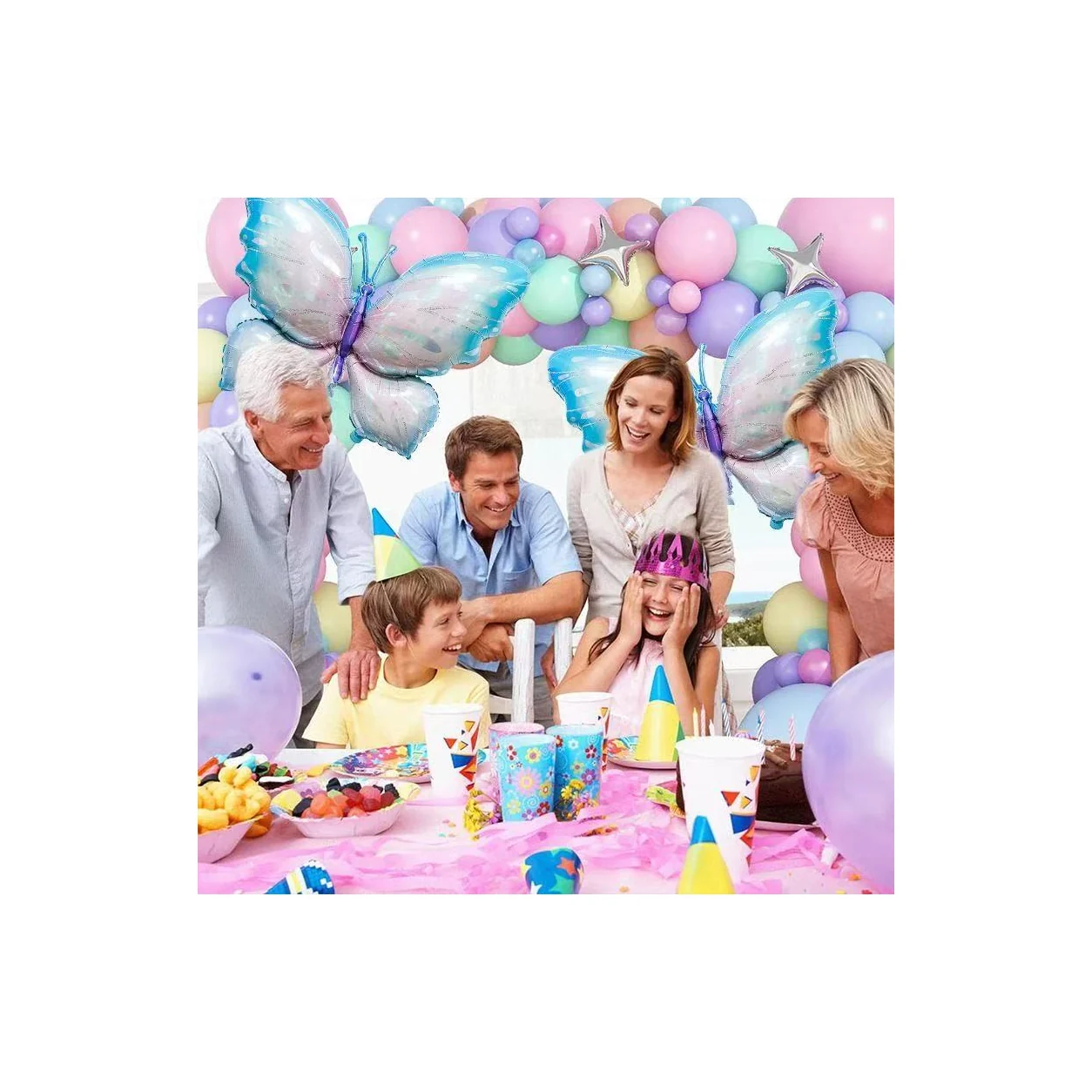 Lavender Birthday Party Balloon Kit wholesale party balloon image 3