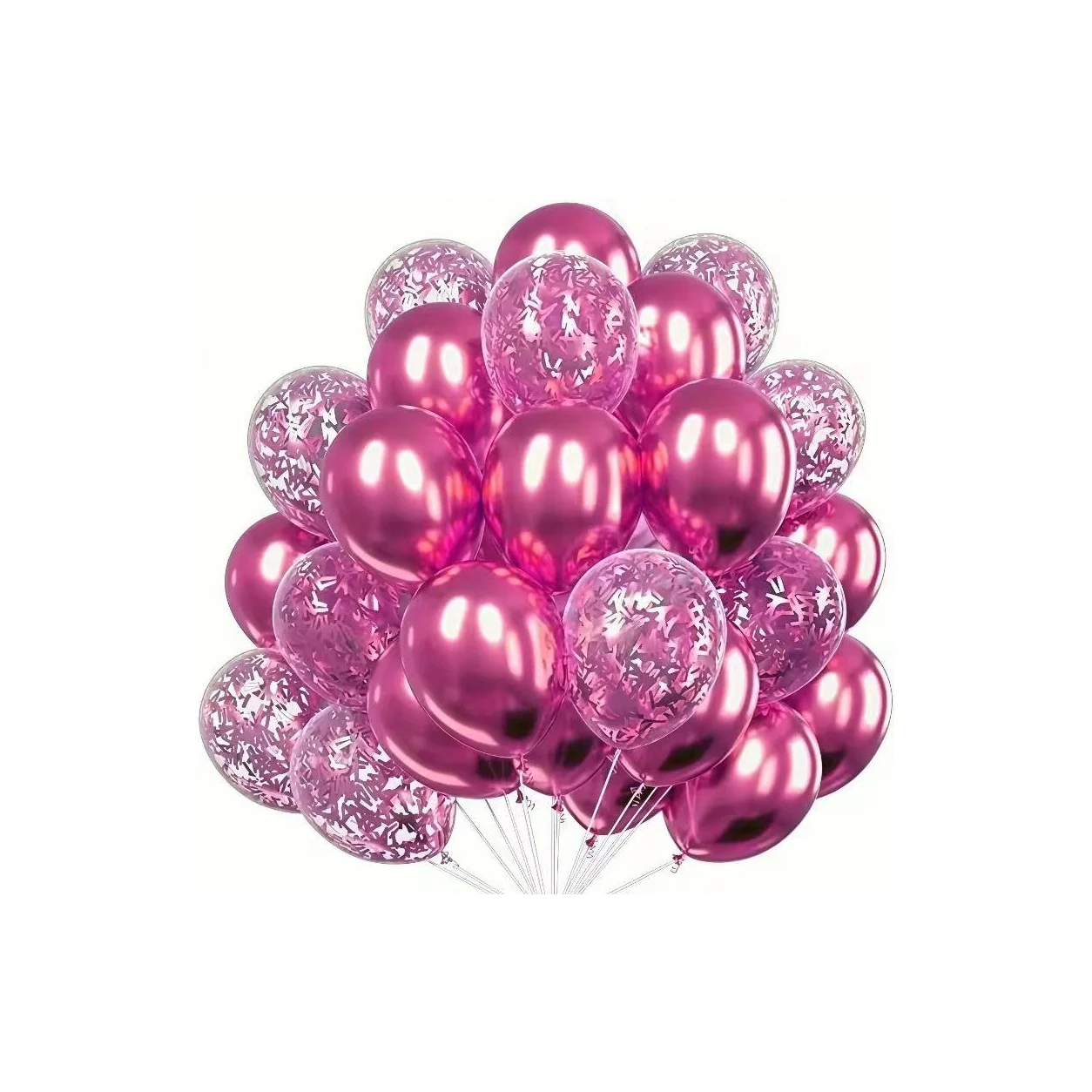 Metallic Confetti Balloon Decoration Kit wholesale party balloon image 2