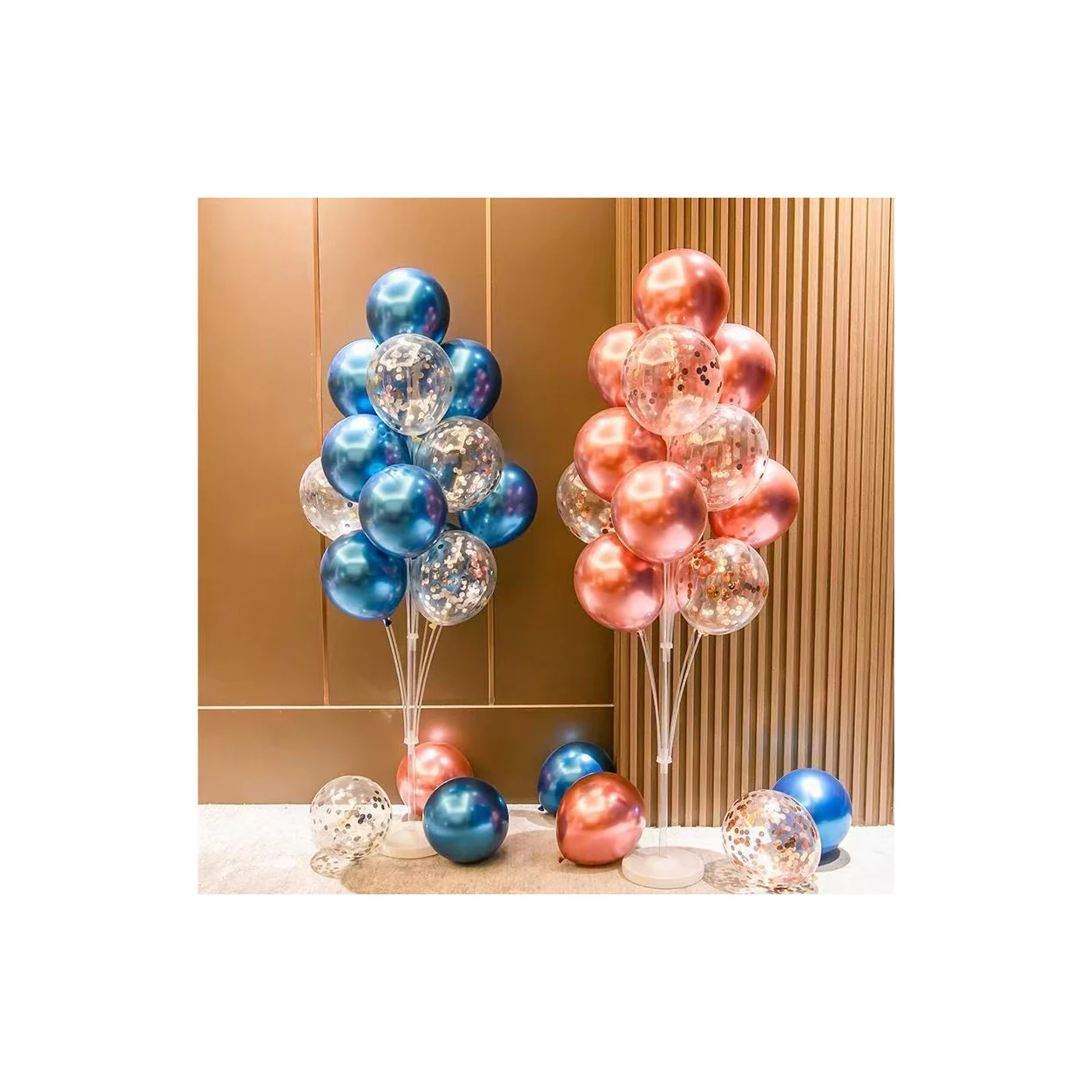 Metallic Confetti Balloon Floor Column wholesale party balloon image 2